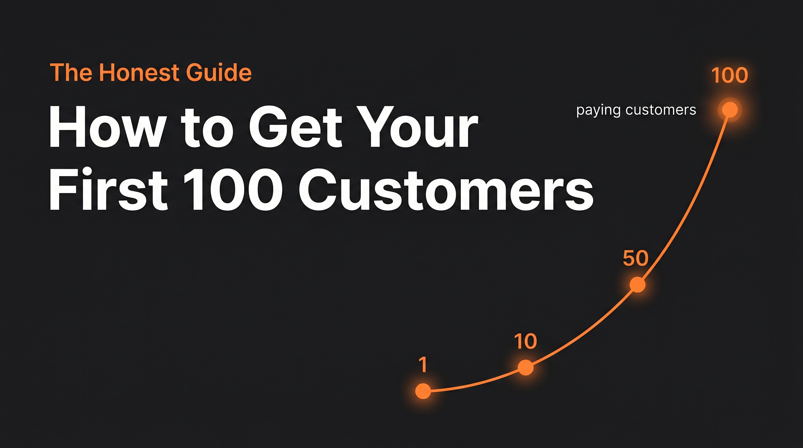 How to Get Your First 100 Customers as an Indie Developer
