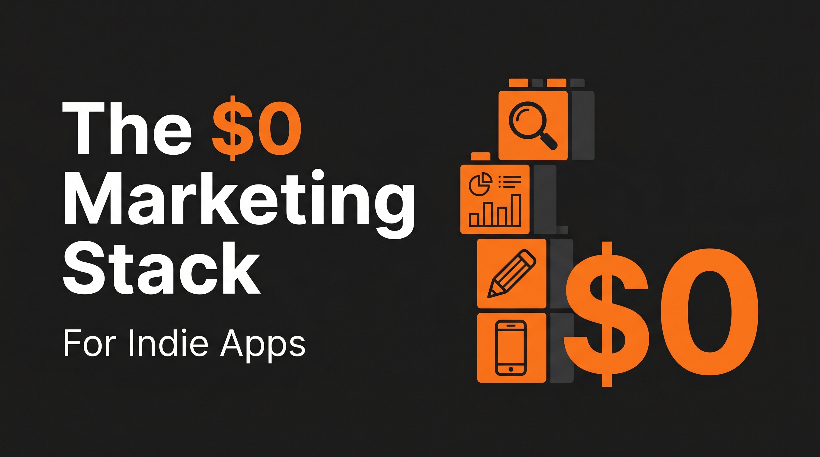 The $0 Marketing Stack I Use to Grow 3 Apps
